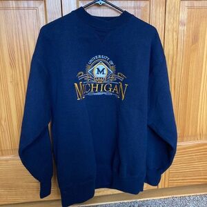 University of Michagan Heavy Crewneck Sweatshirt